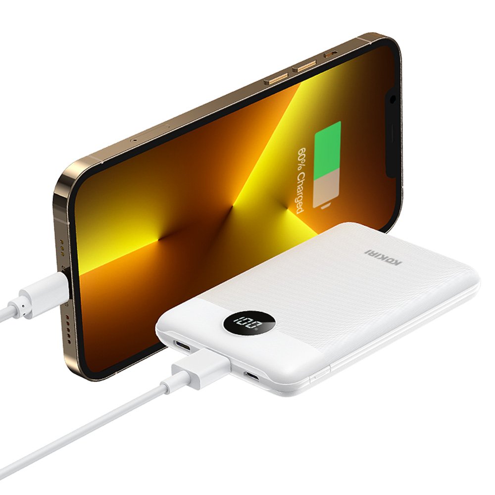 코끼리 10000mAh 보조배터리 미니 슬림 대용량 C타입 고속 비행기 경량 휴대용 스트랩 상세 이미지 1