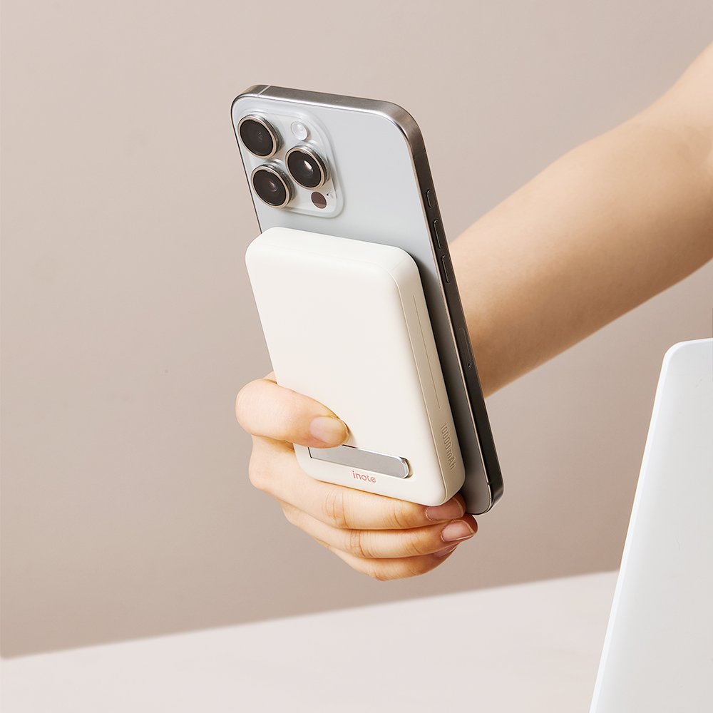 아이노트 PB100L 맥세이프 무선 충전 보조배터리 1만 상세 이미지 2