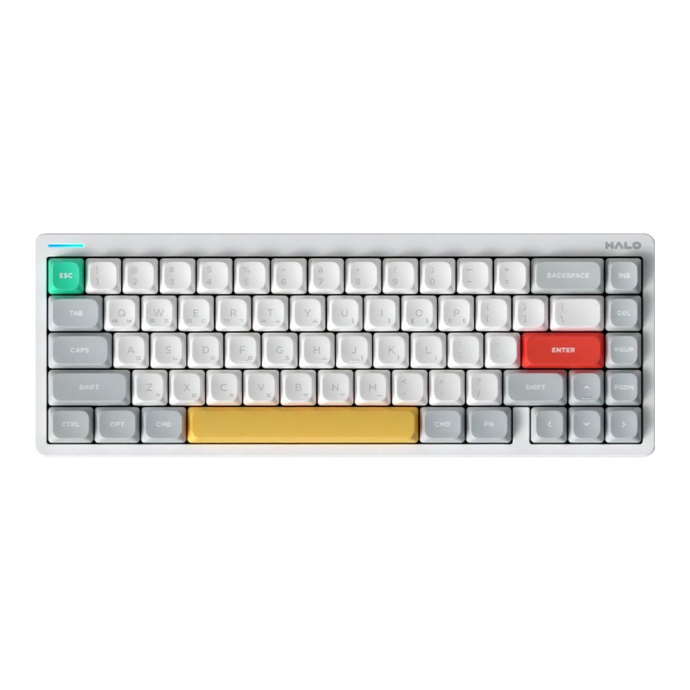 NUPHY Halo65 V2 IO 기계식키보드 한영 각인 아이오닉 화이트, 맥스 갈축 상세 이미지 2