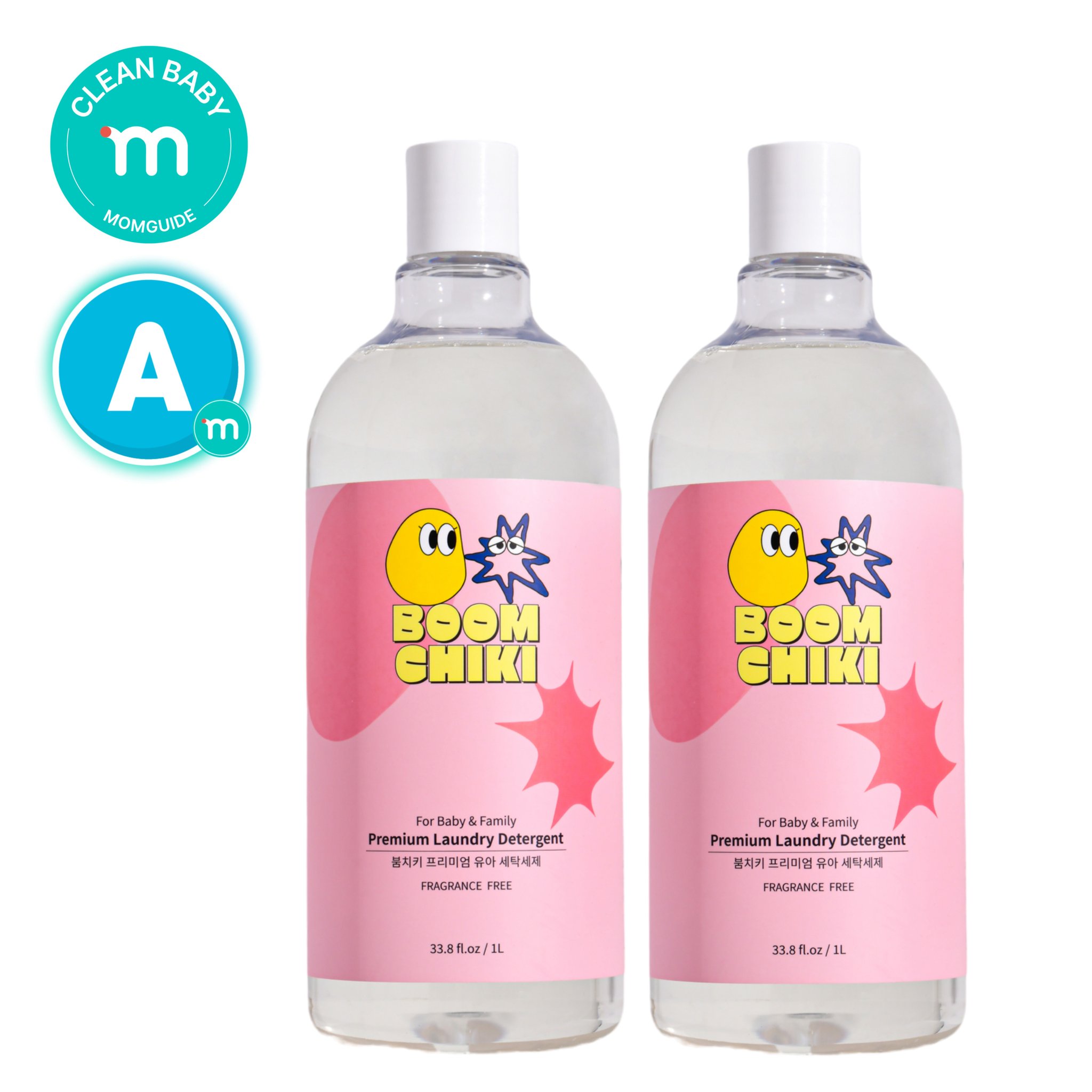 붐치키 프리미엄 아기 세탁세제 1L X 2개 3개 상세 이미지 1