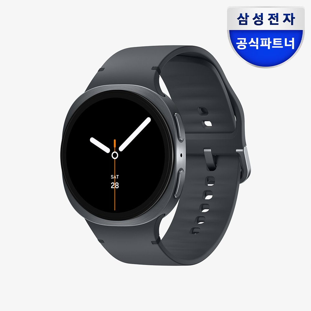 삼성 갤럭시 워치8 (강화유리 2매 패키지) 그라파이트, 40mm, 블루투스 상세 이미지 1