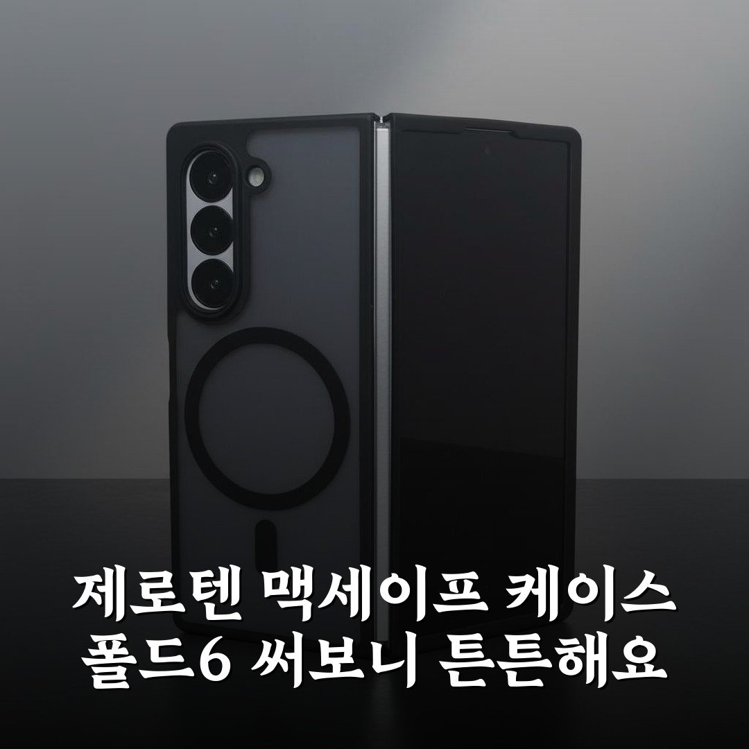 제로텐 맥세이프 케이스 폴드6 써보니 튼튼해요